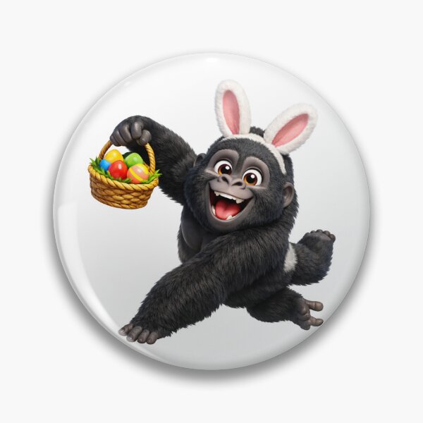 Item preview, Easter Mountain Gorilla designed and sold by Sillytoe.