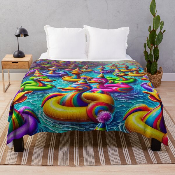 Item preview, Vibrant Voyage: The Kaleidoscope Duck Pond designed and sold by daweave77.
