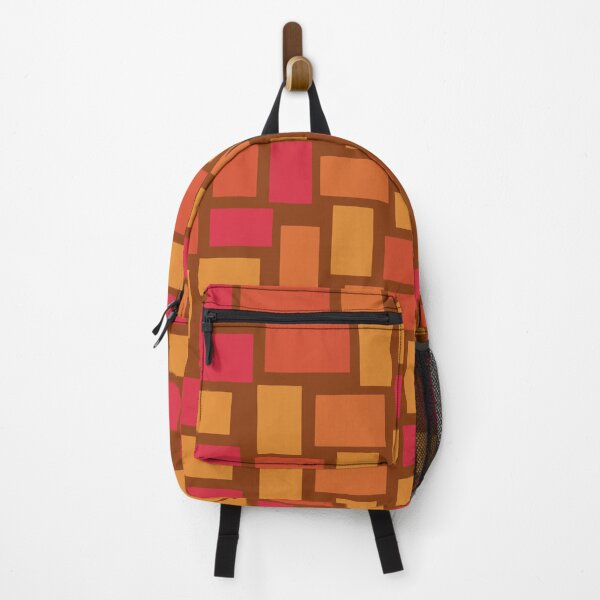 Item preview, Scattered rectangles on warm brown designed and sold by MarySchwindt.