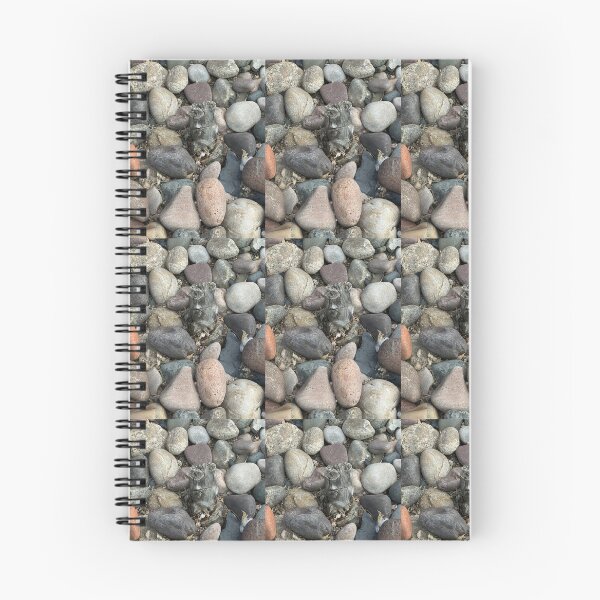 Item preview, Smooth River Rocks Surrounding a Weathered Stump designed and sold by Salt Sea and Stone.