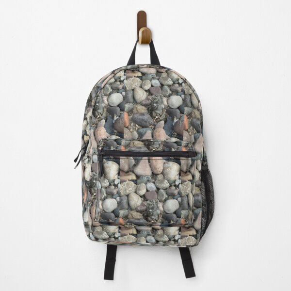 Item preview, Smooth River Rocks Surrounding a Weathered Stump designed and sold by Salt Sea and Stone.