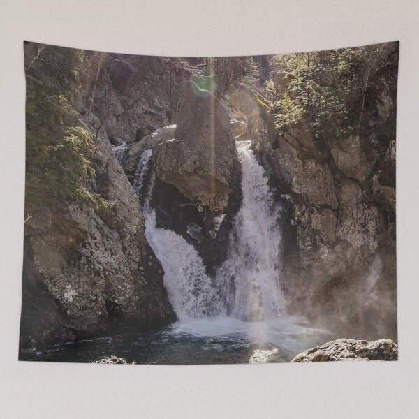 Item preview, Bash Bish Falls Waterfall Sunburst Massachusetts New England Nature Photography designed and sold by MDCCo.