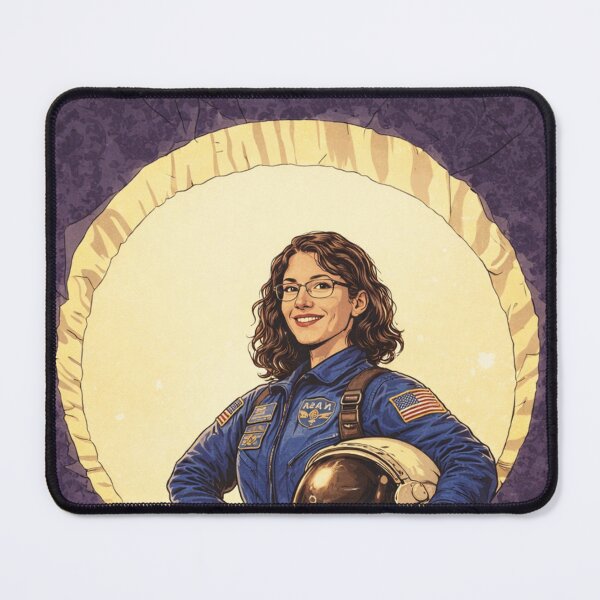 Item preview, Vintage Female Astronaut in Female Symbol – Retro STEM Power designed and sold by HeyHas.