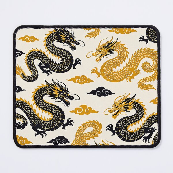 Item preview, Chinese dragon in white and gold designed and sold by Imprearte.