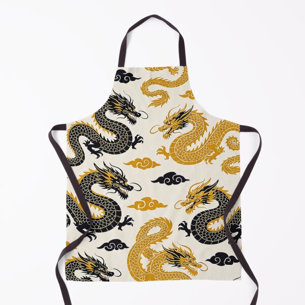 Item preview, Chinese dragon in white and gold designed and sold by Imprearte.