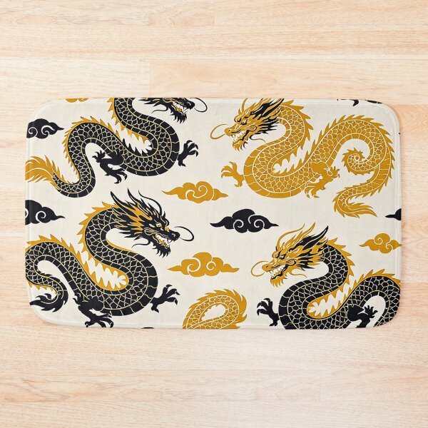 Item preview, Chinese dragon in white and gold designed and sold by Imprearte.