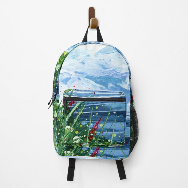 Item preview, Coastal Wildflowers - Impressionist Acrylic Seascape designed and sold by Cass Harker Studio.