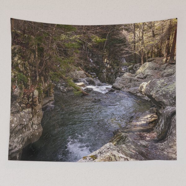 Item preview, Bash Bish Falls Fallen Log Waterfall Massachusetts Fine Art Nature Photography designed and sold by MDCCo.