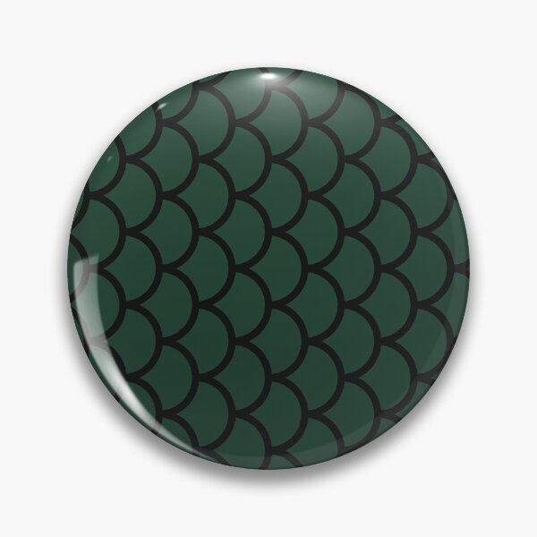 Item preview, Patrón de escamas de pez verde bosque y negro designed and sold by pattern-archive.
