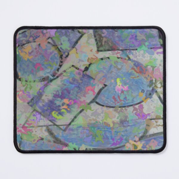 Item preview, discombobulated oil slick colorful geometric abstract design designed and sold by SmashingDeals.