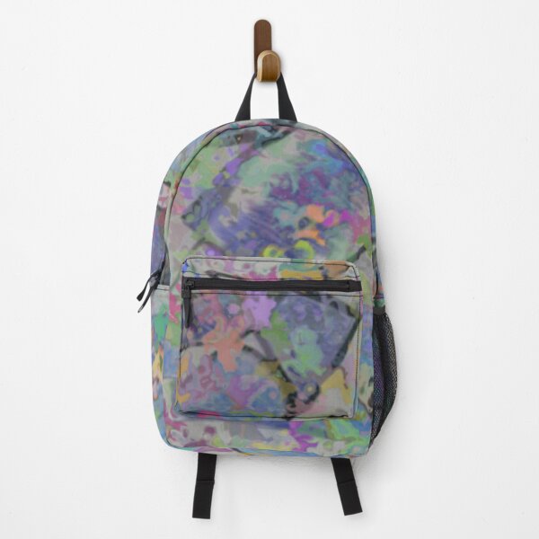 Item preview, discombobulated oil slick colorful geometric abstract design designed and sold by SmashingDeals.