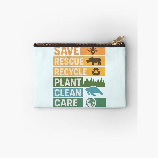 Item preview, Save Rescue Recycle Plant Clean Care – Eco Lifestyle Design designed and sold by PosterFuel.