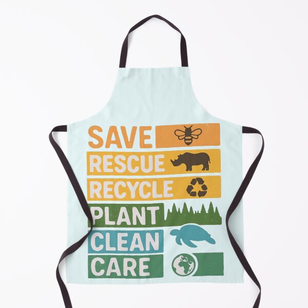Item preview, Save Rescue Recycle Plant Clean Care – Eco Lifestyle Design designed and sold by PosterFuel.