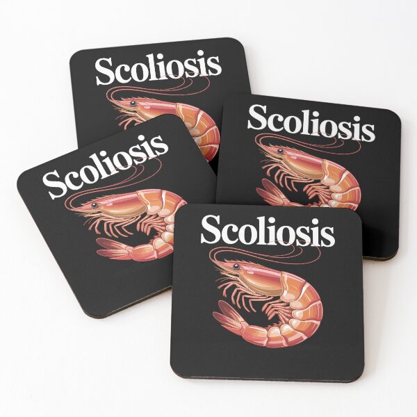 Item preview, Scoliosis Awareness Spine Curvature Spinal Shrimp designed and sold by Dressed For  Duty.