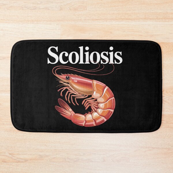 Item preview, Scoliosis Awareness Spine Curvature Spinal Shrimp designed and sold by Dressed For  Duty.