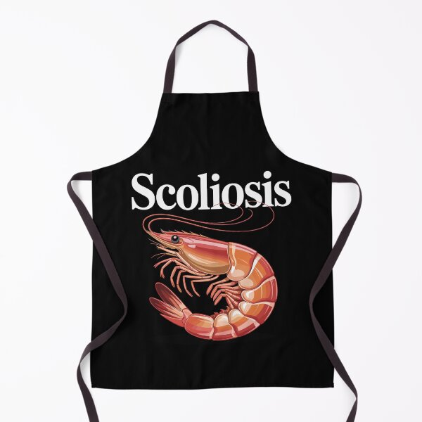 Item preview, Scoliosis Awareness Spine Curvature Spinal Shrimp designed and sold by Dressed For Duty.