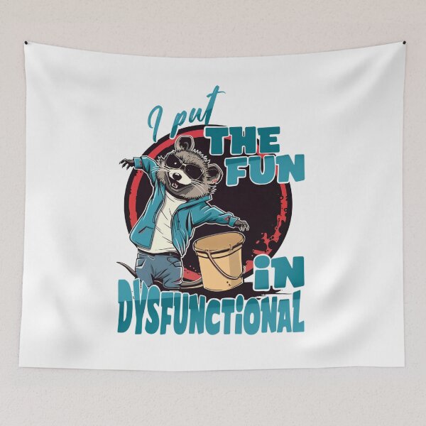 Item preview, Sarcastic Raccoon Humor Streetwear Design designed and sold by Szpaku desart .