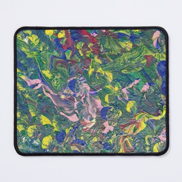 Item preview, Abstract Textured Paint Burst – Vibrant Organic Color Pattern | Acrylic Style Circle Design designed and sold by BigBobInk.