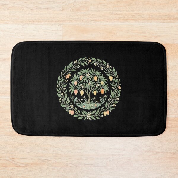 Item preview, Golden Mango Tree Botanical Mandala designed and sold by MoonSoul Studio.