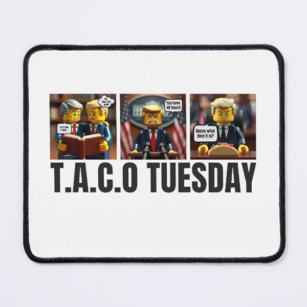 Item preview, Anti Trump Minifigure Comic Taco Tuesday designed and sold by RamneekFraty.