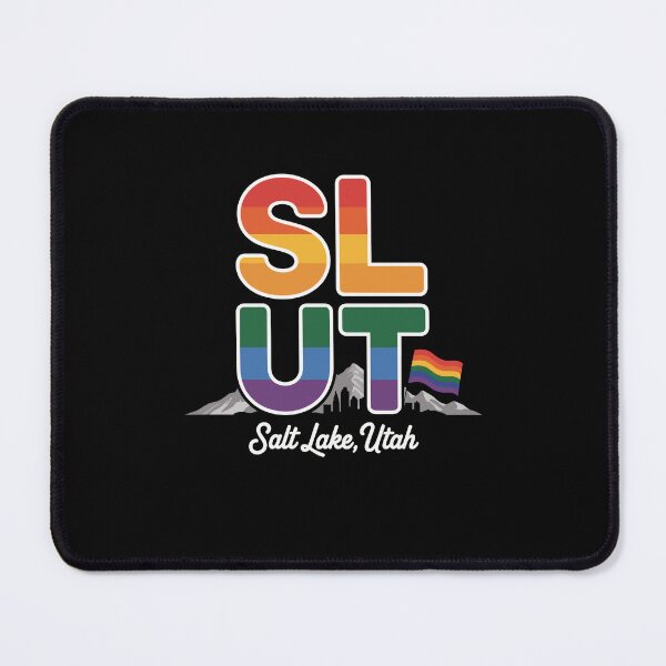 Item preview, Salt Lake Utah LGBT Pride Rainbow Flag designed and sold by Dressed For Duty.
