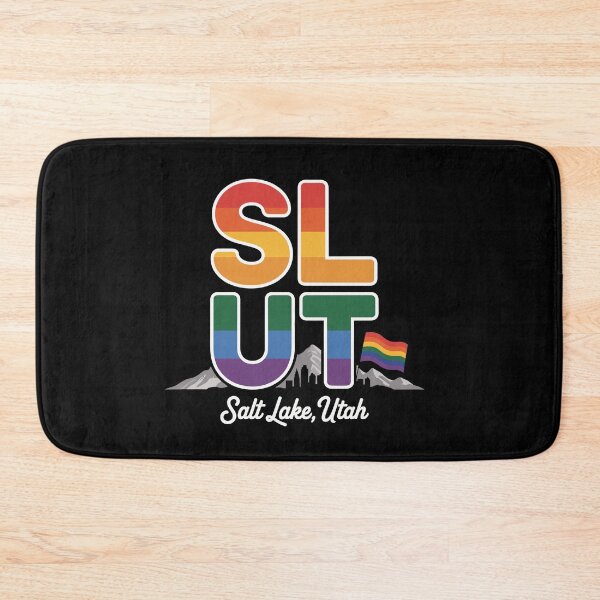 Item preview, Salt Lake Utah LGBT Pride Rainbow Flag designed and sold by Dressed For  Duty.
