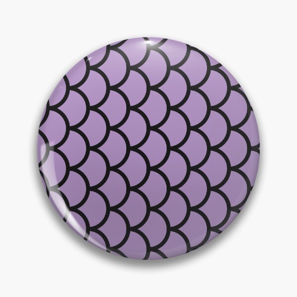 Item preview, Purple And Black Fish Scales Pattern designed and sold by pattern-archive.