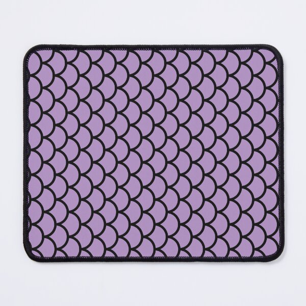Item preview, Purple And Black Fish Scales Pattern designed and sold by pattern-archive.