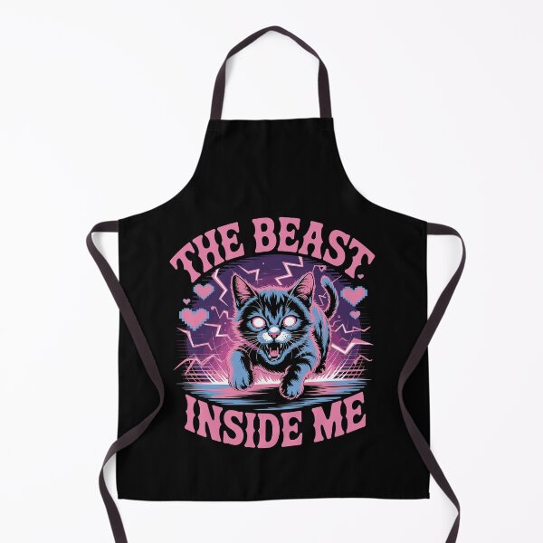 Item preview, Beast Inside Cute Silly Cat Meme Humor designed and sold by Dressed For Duty.