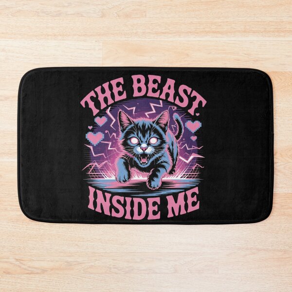 Item preview, Beast Inside Cute Silly Cat Meme Humor designed and sold by Dressed For  Duty.