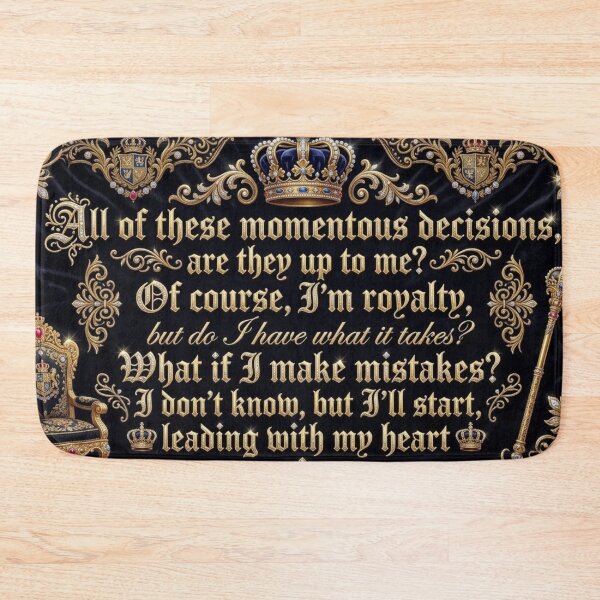 Item preview, Princess Royalty Song Lyrics, Royal Format designed and sold by Uniqueartai.