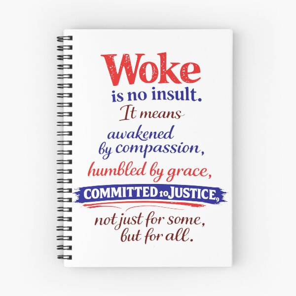 Item preview, Woke Is no insult. It means awakened by compassion, humbled by grace, Committed to Justice, not just for some, but for all designed and sold by RamneekFraty.