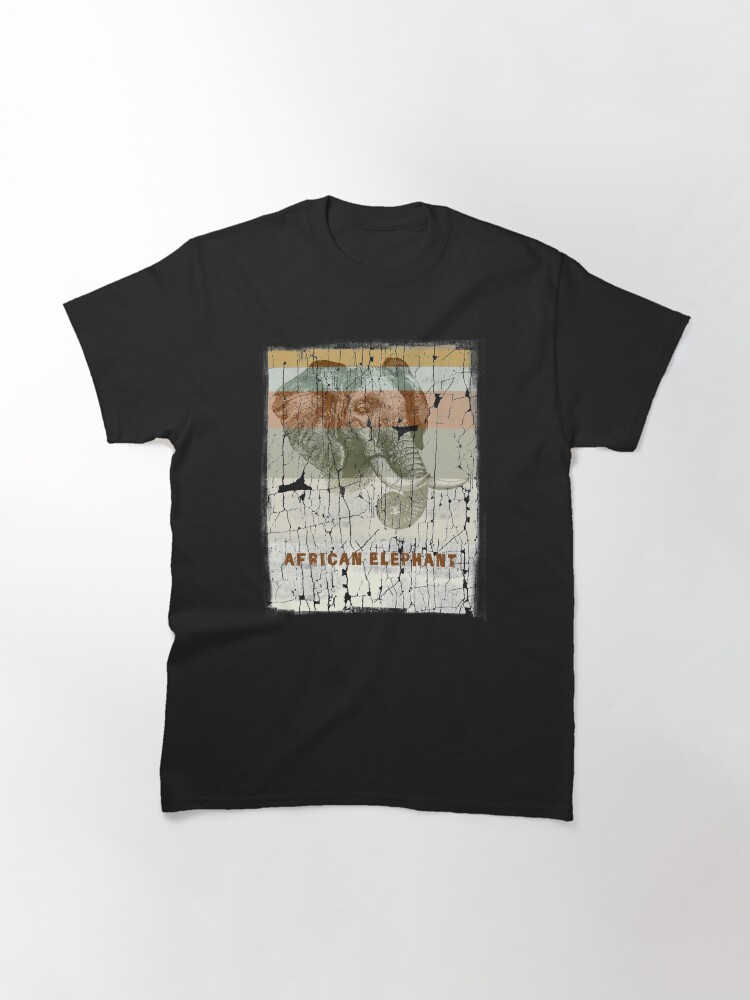 Alternate view of African Elephant - Protect Endangered Species Classic T-Shirt