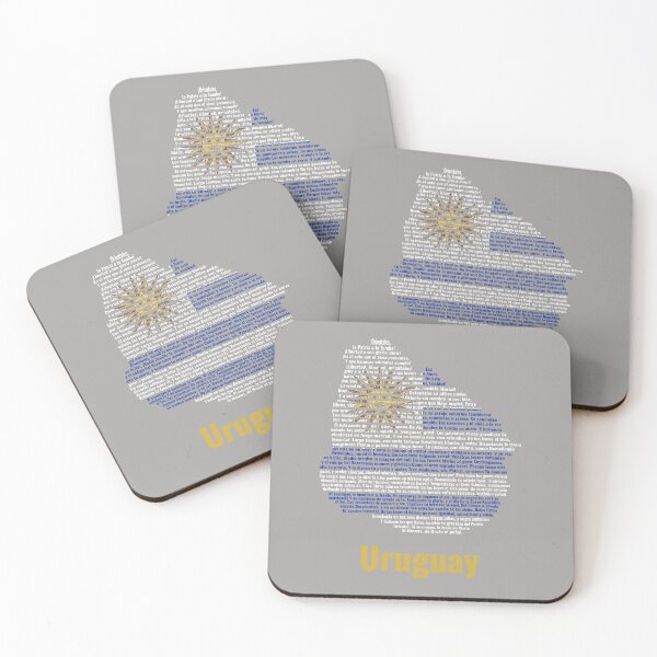 Item preview, Uruguay Map - National Anthem & Flag designed and sold by JR78.