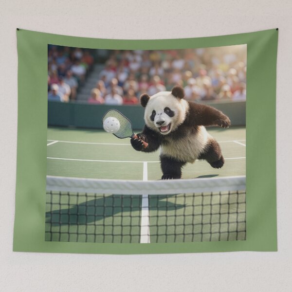 Item preview, Pickleball Panda designed and sold by Tridentulus.