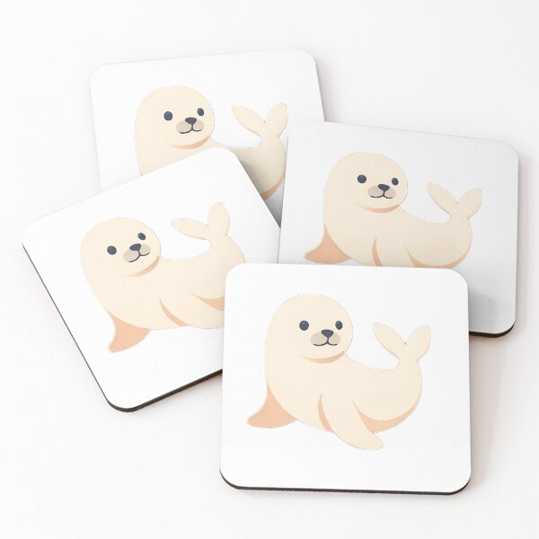Item preview, white baby seal: Sweet Tiny Friends designed and sold by Mirevi1.