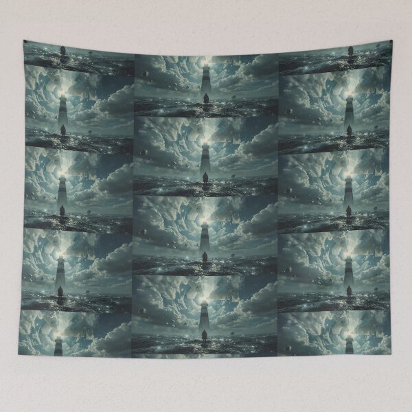 Item preview, Cosmic Lighthouse Guiding Through Deep Space designed and sold by TEvans1.
