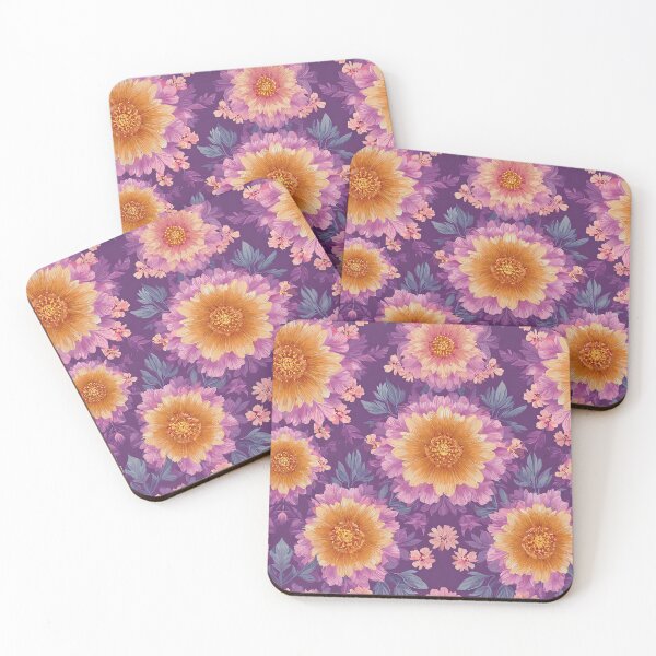 Item preview, Golden Sunflowers & Lavender Blooms: Boho Floral Pattern designed and sold by Nyx Creates.