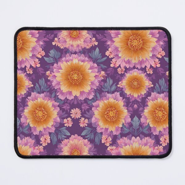 Item preview, Golden Sunflowers & Lavender Blooms: Boho Floral Pattern designed and sold by Nyx Creates.