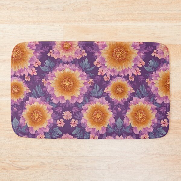 Item preview, Golden Sunflowers & Lavender Blooms: Boho Floral Pattern designed and sold by Nyx Creates.