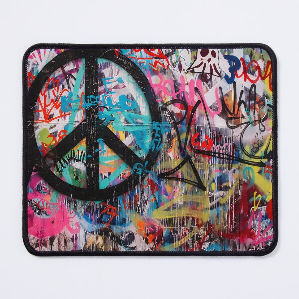 Item preview, Graffiti Peace Wall – Urban Street Art Background (Vertical) designed and sold by PIXEL POP DESIGNS - Beyond the Norm!.