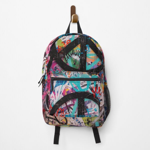 Item preview, Graffiti Peace Wall – Urban Street Art Background (Vertical) designed and sold by PIXEL POP DESIGNS - Beyond the Norm!.