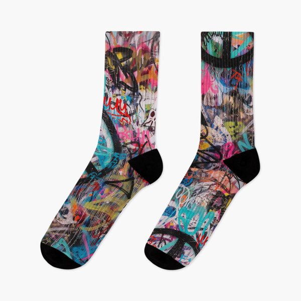 Item preview, Graffiti Peace Wall – Urban Street Art Background (Vertical) designed and sold by PIXEL POP DESIGNS - Beyond the Norm!.