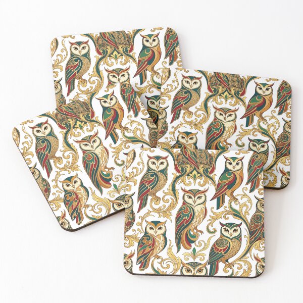 Item preview, Owls in love in a fantastic forest. designed and sold by Natalia-Vlad.