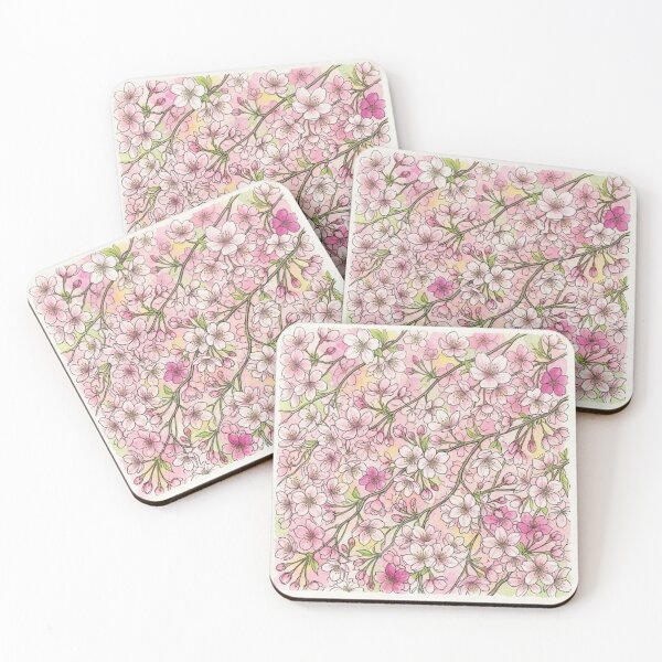 Item preview, Cherry blossom print designed and sold by Novas-Place.