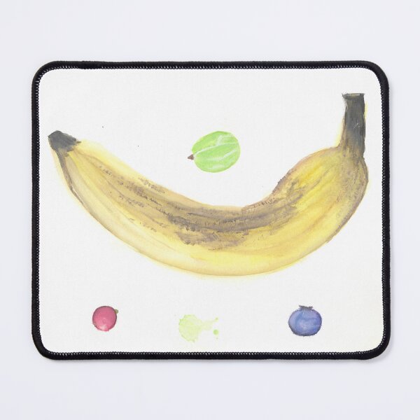 Item preview, fruits banana blueberry gooseberry red currant designed and sold by ShePaintsMusic.