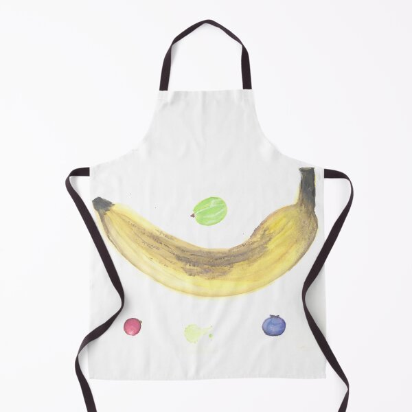 Item preview, fruits banana blueberry gooseberry red currant designed and sold by ShePaintsMusic.