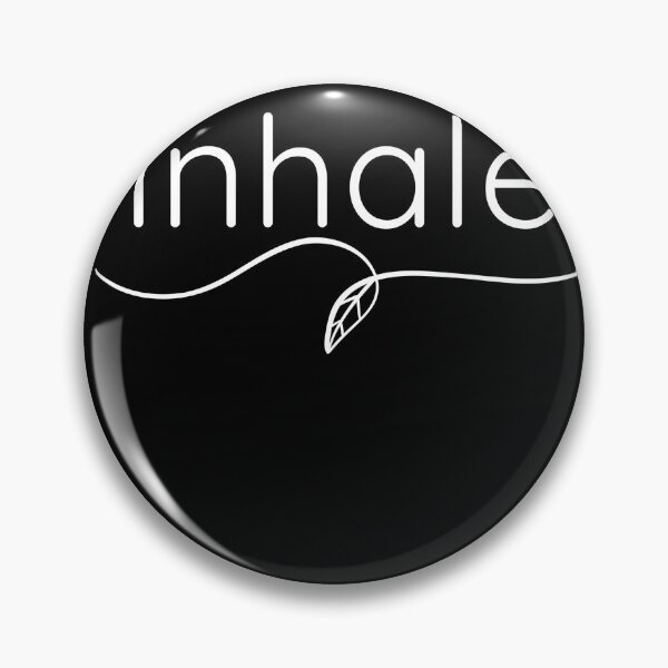 Item preview, Inhale – Minimal Calm Mindset Typography Design designed and sold by Lynn Creates.