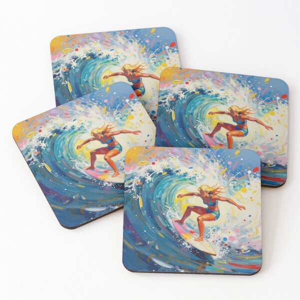 Aperçu de l'œuvre Fille surfeuse créée et vendue par JackFreestone.