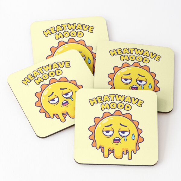 Item preview, Heatwave Mood – Melting Sun Cartoon Summer Design designed and sold by Sea Gem.